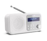 Sharp Radios DR-P420(WH), PORTABLE DIGITAL RADIO, Bluetooth 5.0, 20 DAB+/DAB/FM, Auto time/date, LCD Display, Dual alarm,Micro USB x1 (power supply),3.5mm Headphone jack / line-out, SNOWY WHITE