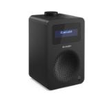 Sharp Radios DR-430(BK), DIGITAL RADIO, Bluetooth 5.0, 5W, 20 DAB+/DAB/FM, Auto time/date, LCD Display, Dual alarm, 3.5mm Headphone jack / line-out, Black