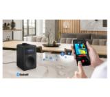Sharp Radios DR-430(BK), DIGITAL RADIO, Bluetooth 5.0, 5W, 20 DAB+/DAB/FM, Auto time/date, LCD Display, Dual alarm, 3.5mm Headphone jack / line-out, Black