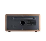 Sharp Radios DR-450(BR), DIGITAL RADIO, Bluetooth 4.2, 6W, 20 DAB+/DAB/FM, Auto time/date, LCD Display, Dual alarm with Sleep and Snooze, Dimmer function, Wooden speaker, Brown