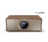 Sharp Radios DR-I470(BR) PRO, STEREO INTERNET RADIO / DIGITAL RADIO, Wi-Fi, Bluetooth 5.0, 30W, DAB+/DAB/FM, 2.4” TFT Display, Dual alarm with Sleep and Snooze, 3.5mm Aux-in / line-in, Dimmer function, Wooden speaker, Brown