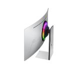 Samsung LS34DG850, 34'' CURVED Odyssey G8 OLED, 1800R, 175 Hz, 0.1 ms GTG, 21:9, 3440 x 1440, Smart, 2xUSB C, Mini DP, Micro HDMI 2.1, Wi-Fi 5, BT 5.2, Speakers, 178°/178°, Silver