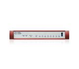 Zyxel USG FLEX 100 H, 8 Gigabit user-definable ports, 1*USB with 1 YR Gold Security Pack