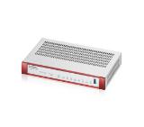 Zyxel USG FLEX 100 H, 8 Gigabit user-definable ports, 1*USB with 1 YR Gold Security Pack