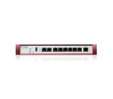 Zyxel USG FLEX 200 H, User-definable ports with 2*2.5G & 6*1G, 1*USB with 1 YR Gold Security Pack