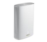 Asus Mesh WiFi, ZenWiFi AX Hybrid XP4 2PK, AX1800 + AV1300, Dual-Band, coverage up to 500m2, Quad-Core 1.2GHz CPU, 256MB/512MB Flash/RAM, Gigabit, AiProtection Pro, Adaptive QoS, VPN server/client, IPTV, OFDMA, Beamforming, AiMesh, White