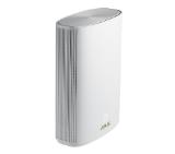Asus Mesh WiFi, ZenWiFi AX Hybrid XP4 2PK, AX1800 + AV1300, Dual-Band, coverage up to 500m2, Quad-Core 1.2GHz CPU, 256MB/512MB Flash/RAM, Gigabit, AiProtection Pro, Adaptive QoS, VPN server/client, IPTV, OFDMA, Beamforming, AiMesh, White