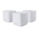 Asus Mesh WiFi, ZenWiFi XD4 Plus 3PK, AX1800, Dual-Band, coverage up to 446m2, Dual-Core CPU, 128MB/256MB Flash/RAM, Gigabit, AiProtection Classic, Traditional QoS, VPN server/client, IPTV, AiMesh, montare pe perete, White