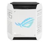 Asus Gaming Mesh WiFi system, ROG Rapture GT6 1PK, AX10000,Tri-Band, up to 275m2, Tri-Core 1.7GHz CPU, 256MB/512MB Flash/RAM, 2.5G port, AiProtection Pro, Adaptive QoS, VPN server/client, IPTV, OFDMA, MU-MIMO, Beamforming, Link Aggregation, AiMesh, White