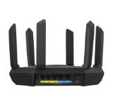 Asus Gaming Wireless Router, RT-AXE7800, AXE7800, Tri-Band, Quad-Core 1.7GHz CPU, 256MB/512MB Flash/RAM, 2.5G port, AiProtection Pro, Adaptive QoS, VPN Fusion, Instant Guard, IPTV, OFDMA, MU-MIMO, Beamforming, Link Aggregation, AiMesh, Black