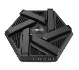 Asus Gaming Wireless Router, RT-AXE7800, AXE7800, Tri-Band, Quad-Core 1.7GHz CPU, 256MB/512MB Flash/RAM, 2.5G port, AiProtection Pro, Adaptive QoS, VPN Fusion, Instant Guard, IPTV, OFDMA, MU-MIMO, Beamforming, Link Aggregation, AiMesh, Black