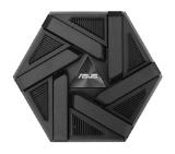 Asus Gaming Wireless Router, RT-AXE7800, AXE7800, Tri-Band, Quad-Core 1.7GHz CPU, 256MB/512MB Flash/RAM, 2.5G port, AiProtection Pro, Adaptive QoS, VPN Fusion, Instant Guard, IPTV, OFDMA, MU-MIMO, Beamforming, Link Aggregation, AiMesh, Black