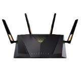 Asus Gaming Wireless Router,RT-AX88U Pro, AX6000, Dual-Band, Quad-Core 2GHz CPU, 256MB/1GB Flash/RAM, 2.5G dual-port, AiProtection Pro, Adaptive QoS, VPN Fusion, IPTV, OFDMA, MU-MIMO, Beamforming, Link Aggregation, Port forwarding, WPA3, AiMesh, Bkack