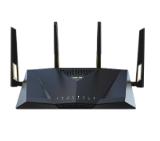 Asus Gaming Wireless Router,RT-AX88U Pro, AX6000, Dual-Band, Quad-Core 2GHz CPU, 256MB/1GB Flash/RAM, 2.5G dual-port, AiProtection Pro, Adaptive QoS, VPN Fusion, IPTV, OFDMA, MU-MIMO, Beamforming, Link Aggregation, Port forwarding, WPA3, AiMesh, Bkack
