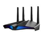 Asus Gaming Wireless Router, RT-AX82U, AX5400, Dual-Band, Tri-Core 1.5Ghz CPU, 256MB/512MB Flash/RAM, Gigabit, AiProtection Pro, Adaptive QoS, VPN server/client, IPTV, OFDMA, Beamforming, Link Aggregation, Gear Accelerator, RGB, AiMesh, Black
