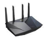 Asus Wireless Router, RT-AX5400, AX5400, Dual-Band, Tri-Core 1.5GHz CPU, 256MB/512MB Flash/RAM, Gigabit, AiProtection Pro, Adaptive QoS, VPN Fusion, IPTV, OFDMA, MU-MIMO, Beamforming, Link Aggregation, Port forwarding, AiMesh, Black