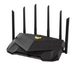 Asus Gaming Wireless Router, TUF Gaming-AX6000, AX6000, Dual-Band, Quad-Core 2.0GHz CPU, 256MB/512MB Flash/RAM, 2.5G dual-port, AiProtection Pro, Adaptive QoS, VPN Fusion, IPTV, OFDMA, MU-MIMO, Beamforming, Link Aggregation, Port forwarding, AiMesh,White