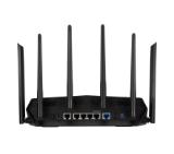 Asus Gaming Wireless Router, TUF Gaming-AX6000, AX6000, Dual-Band, Quad-Core 2.0GHz CPU, 256MB/512MB Flash/RAM, 2.5G dual-port, AiProtection Pro, Adaptive QoS, VPN Fusion, IPTV, OFDMA, MU-MIMO, Beamforming, Link Aggregation, Port forwarding, AiMesh,White