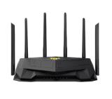 Asus Gaming Wireless Router, TUF Gaming-AX6000, AX6000, Dual-Band, Quad-Core 2.0GHz CPU, 256MB/512MB Flash/RAM, 2.5G dual-port, AiProtection Pro, Adaptive QoS, VPN Fusion, IPTV, OFDMA, MU-MIMO, Beamforming, Link Aggregation, Port forwarding, AiMesh,White