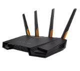 Asus Gaming Wireless Router,TUF Gaming AX3000 V2, AX3000, Dual-Band, Quad-Core 1.7GHz CPU, 256MB/512MB Flash/RAM, 2.5Gport, AiProtection Pro, Adaptive QoS, VPN Fusion, IPTV, OFDMA, Beamforming, Link Aggregation, Port forwarding, AiMesh, Black