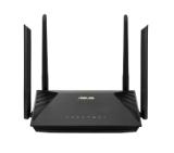Asus Wireless Router,RT-AX1800U, AX1800, Dual-Band, Dual-Core 880MHz CPU, 128MB/256MB, Gigabit, AiProtection Classic, Traditional QoS, VPN server/client, IPTV, OFDMA, MU-MIMO, Beamforming, AiMesh,Black