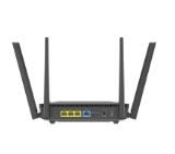 Asus Wireless Router, RT-AX52, Dual-Band, Dual-Core 1.3GHz CPU, 128MB/256MB, Gigabit, Instant Guard, Traditional QoS, VPN server/client, IPTV, OFDMA, Beamforming, AiMesh