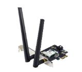 Asus PCI-E Adapter, PCE-BE6500, BE6500, Tri-Band, Bluetooth 5.4, WPA3, 4096-QAM, OFDMA, MU-MIMO, MLO