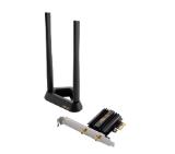Asus PCI-E Adapter, PCE-AXE59BT, AXE5400, Tri-Band, Bluetooth 5.2, magnetized base, WPA3, OFDMA, MU-MIMO