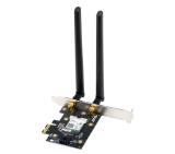 Asus PCI-E Adapter, PCE-AX3000, AX3000, Dual-Band, Bluetooth 5.0, WPA3, OFDMA, MU-MIMO