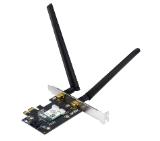 Asus PCI-E Adapter, PCE-AX1800, AX1800, Dual-Band, Bluetooth 5.2, WPA3, OFDMA, MU-MIMO