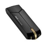 Asus USB Adapter, USB-AX56, AX1800, Dual-Band, USB 3.2 Gen 1, OFDMA, MU-MIMO, 2x External antenna, Black