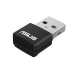 Asus USB Adapter, USB-AX55 Nano, AX1800, Dual-Band, USB 2.0 x1, OFDMA, MU-MIMO
