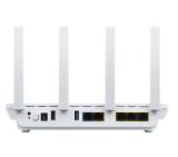 Asus Business Router & Access Point ExpertWiFi EBR63, AX3000, Dual-Band, Quad-Core 1.7GHz CPU, 256MB/512MB Flash/RAM, Gigabit, OFDMA, Beamforming, Switch & Security Gateway, 5 SSIDs, VLAN, SDN, site-to-sit VPN, wall mounting, White