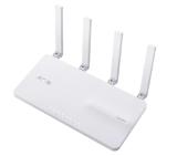 Asus Business Router & Access Point ExpertWiFi EBR63, AX3000, Dual-Band, Quad-Core 1.7GHz CPU, 256MB/512MB Flash/RAM, Gigabit, OFDMA, Beamforming, Switch & Security Gateway, 5 SSIDs, VLAN, SDN, site-to-sit VPN, wall mounting, White