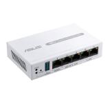 Asus Business Gigabit VPN wired router, ExpertWiFi EBG15, 1 gigabit WAN+2 gigabit WAN/LAN, USB port backups, Bluetooth® 3.0, SDN, customized guest portal, Commercial-Grade Network Security & VPN, wall mounting, White