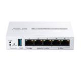 Asus Business Gigabit VPN wired router, ExpertWiFi EBG15, 1 gigabit WAN+2 gigabit WAN/LAN, USB port backups, Bluetooth® 3.0, SDN, customized guest portal, Commercial-Grade Network Security & VPN, wall mounting, White