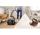 Bosch BGB41BA1, SER4 Vacuum cleaner with bag,  Black, 600 W, 75 dB, Hygienic filter, 1 x crevice nozzle, 1 x upholstery nozzle, 1 x universal nozzle