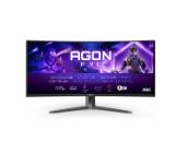 AOC AG346UCD, 34" Curved 1800R QD-OLED, 3440x1440@175Hz, 0.03msGtG, 1000 cd/m2, 1.5M:1, 80M:1DCR, Adaptive Sync, FlickerFree, Low Blue Light, 8Wx2, Tilt, Height Adjust, Swivel, 2xHDMI, DP, USB hub