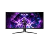 AOC AG346UCD, 34" Curved 1800R QD-OLED, 3440x1440@175Hz, 0.03msGtG, 1000 cd/m2, 1.5M:1, 80M:1DCR, Adaptive Sync, FlickerFree, Low Blue Light, 8Wx2, Tilt, Height Adjust, Swivel, 2xHDMI, DP, USB hub
