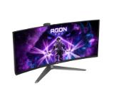 AOC AG346UCD, 34" Curved 1800R QD-OLED, 3440x1440@175Hz, 0.03msGtG, 1000 cd/m2, 1.5M:1, 80M:1DCR, Adaptive Sync, FlickerFree, Low Blue Light, 8Wx2, Tilt, Height Adjust, Swivel, 2xHDMI, DP, USB hub