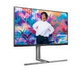 AOC U32U3CV, 31.5" Nano IPS WLED, 3840x2160@60Hz, 4ms GtG, 400cd m/2, 1000:1, 50M:1 DCR, Adaptive Sync, FlickerFree, Anti Blue Light, 3Wx2, Tilt, Height Adjust, Pivot, Swivel, 2xHDMI, DP, USB hub