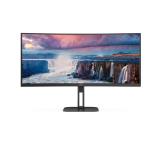 AOC CU34V5C/BK, 34" Curved 1500R VA WLED, 3440x1440@100Hz, 4ms GtG, 1ms MPRT, 300cd m/2, 3000:1, 20M:1 DCR, Adaptive Sync, FlickerFree, Low Blue Light, 5Wx2, Tilt, Height Adjust, Swivel, HDMI, DP, USB hub