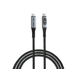 Verbatim Sync & Charge USB-C to USB-C 240W 40 Gbps Display 120 cm