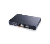ZyXEL XMG1915-18EP, 16-port 2.5GbE, 2 SFP+, 8 x PoE++ 180W  Smart Switch, hybird mode, standalone or NebulaFlex Cloud