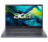 Acer Aspire 15, A15-51M-59Z7, Intel Core 5 120U (up to 5.00GHz, 12MB), 15.6" QHD (2560x1440) IPS SlimBezel, 1*16GB DDR5 4600MHz (1 slot free), 512GB PCIe NVMe SSD, Intel UMA, FHD Cam,WiFi 6E, BT 6E, Backlit Kbd, No OS, Steel Gray