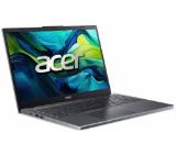 Acer Aspire 15, A15-51M-59Z7, Intel Core 5 120U (up to 5.00GHz, 12MB), 15.6" QHD (2560x1440) IPS SlimBezel, 1*16GB DDR5 4600MHz (1 slot free), 512GB PCIe NVMe SSD, Intel UMA, FHD Cam,WiFi 6E, BT 6E, Backlit Kbd, No OS, Steel Gray