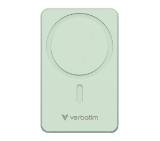 Verbatim Charge 'n' Go Essentials Power Bank Magnetic Wireless 5000mAh Green