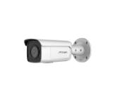 HikVision 4 MP AcuSense Strobe Light and Audible Warning Fixed Bullet Network Camera, 4 mm, F1.4, IR up to 60m, H.265+, IP67, built-in microphone, built-in memory card slot (up to 512 GB), 12Vdc/PoE 12.5W