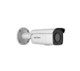HikVision 4 MP AcuSense Strobe Light and Audible Warning Fixed Bullet Network Camera, 4 mm, F1.4, IR up to 60m, H.265+, IP67, built-in microphone, built-in memory card slot (up to 512 GB), 12Vdc/PoE 12.5W