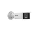HikVision 4 MP Panoramic AcuSense Fixed Bullet Network Camera, 2.8 mm, F1.6, IR up to 40m, H.265+, IP67, 120 dB WDR, built-in microphone, built-in speaker, built-in memory card slot (up to 512 GB), 12Vdc/PoE 12.5W